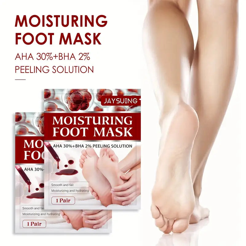 5-Pack: JAYSUING AHA 30% BHA 2% Peeling Solution Foot Mask Order Cheap Pice