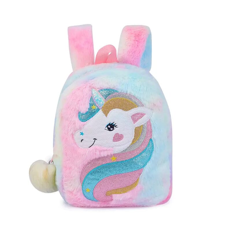 Tie-Dye Fabric Unicorn Shoulder Bag for Girls Sale Genuine