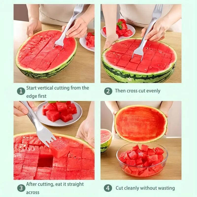 2-in-1 Stainless Steel Watermelon Slicer and Corer Best Sale Online