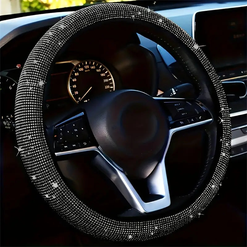 Sparkling Diamond Steering Wheel Cover Discount Store