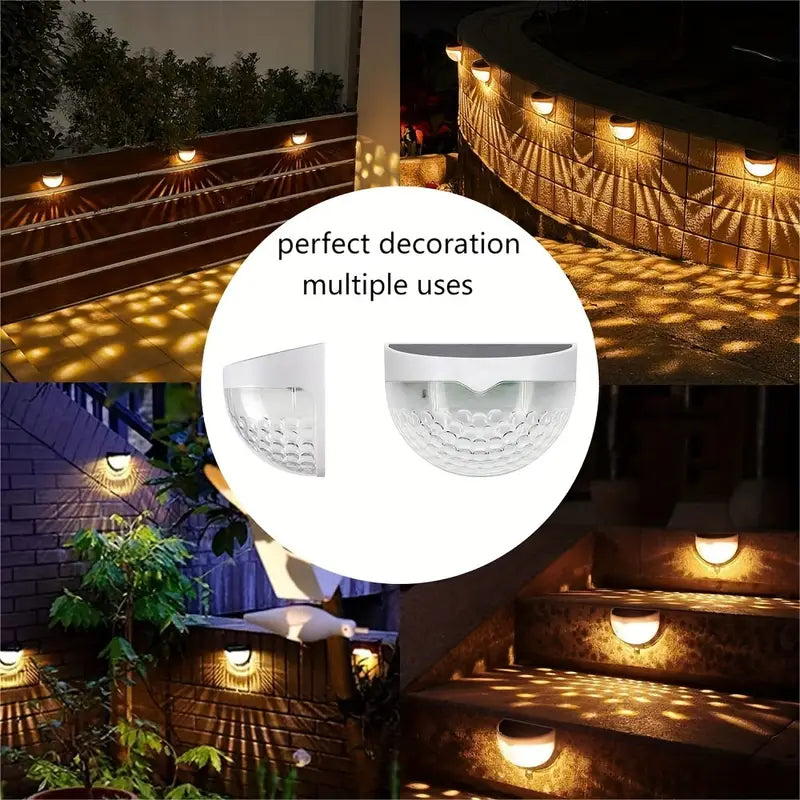 2-Pack: Solar Fence Deck and Wall Lights Collections Cheap Online