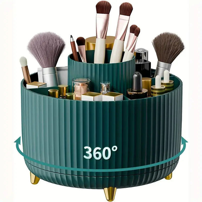 360° Rotating Makeup Organizer Holder for Brushes, Lipsticks, Skin Care & More Discount Inexpensive