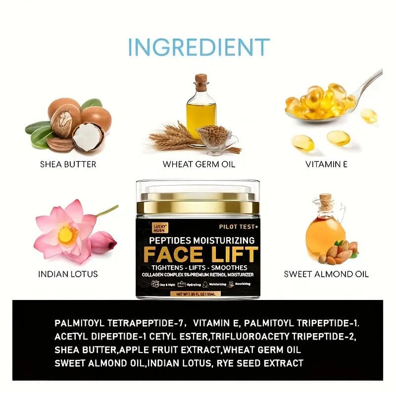 Peptides Face Lift Cream - Deeply Moisturizing, Firming and Lifting Skin Buy Cheap For Nice