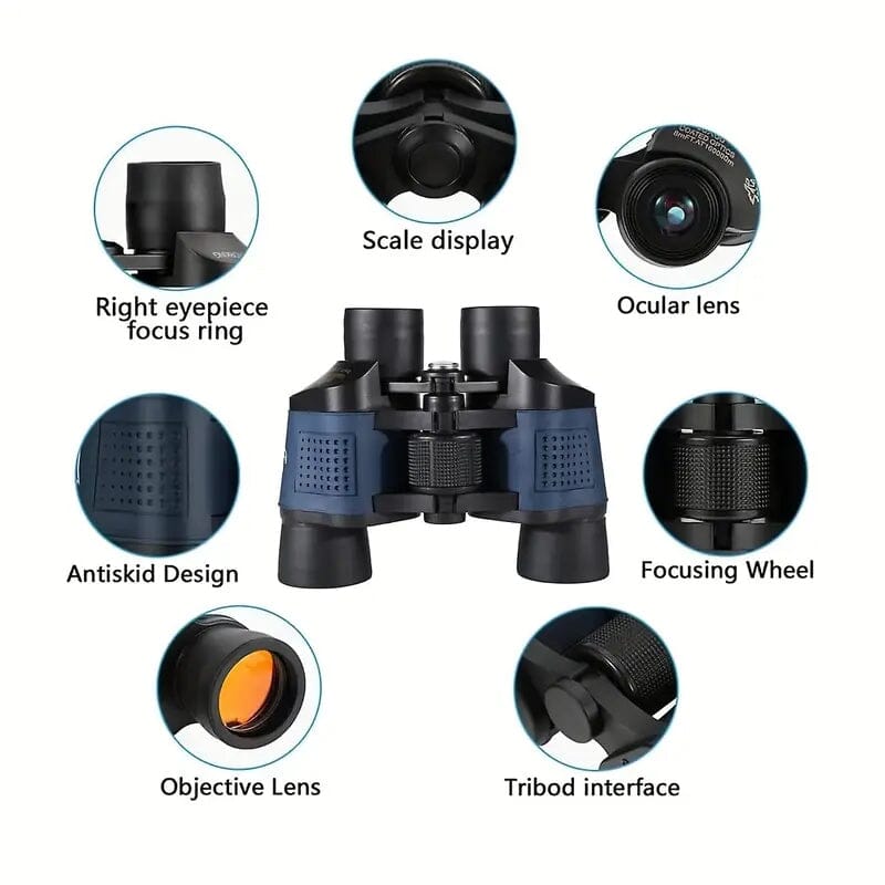 High-Definition Binocular Telescope with Night Vision Outlet Cheap