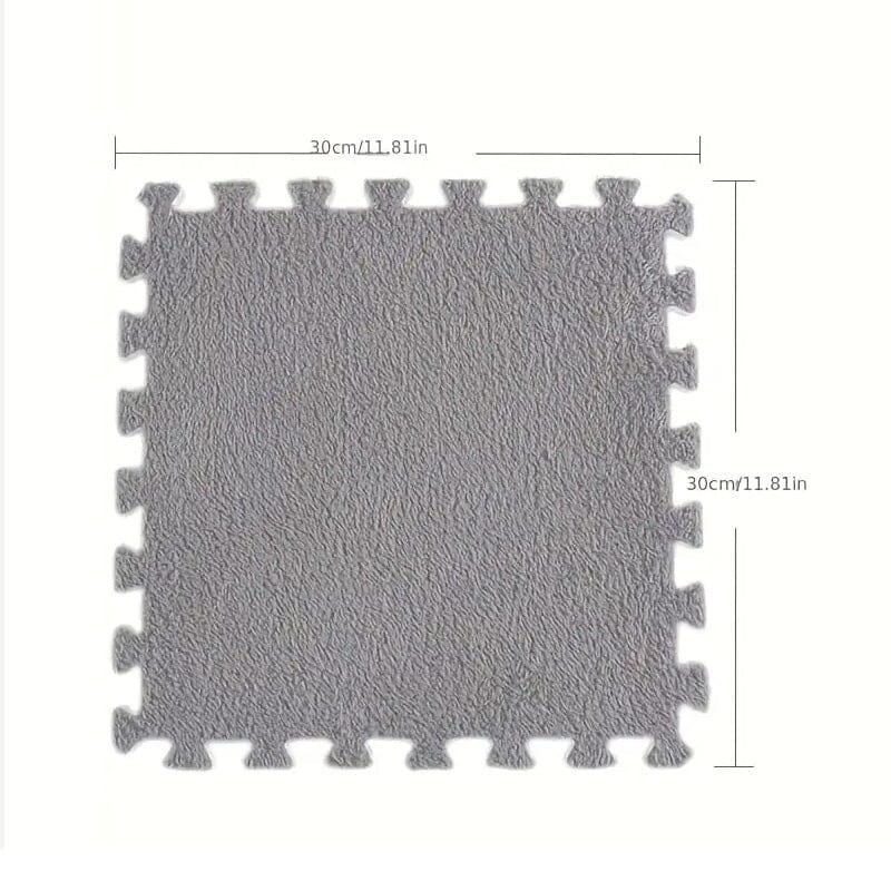 12-Pieces: Patchwork Carpet Full Floor Mat Clearance In China