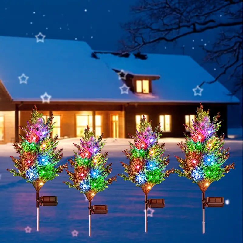 Christmas Solar Lawn Lamp, Garden Solar Light Tree Outlet Buy