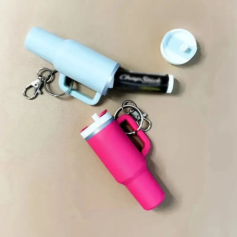 Mini Water Bottle Keychain - Street Style, Plastic Material Browse For Sale