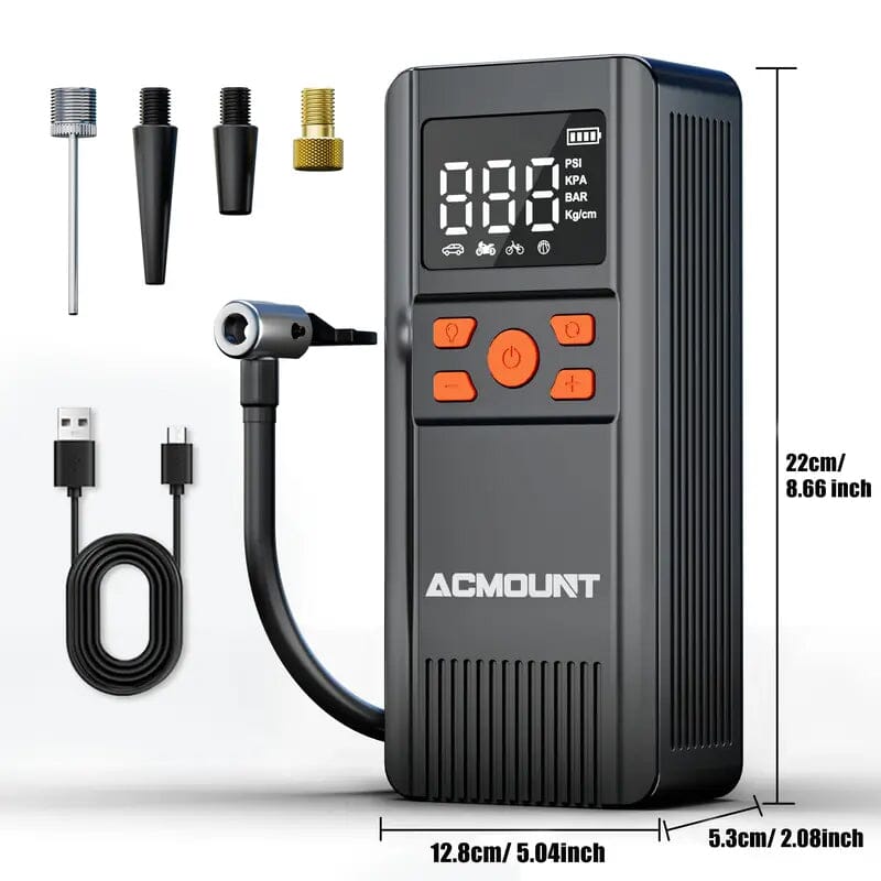 Acmount Tire Inflator Portable Air Compressor 150PSI Shop For Sale