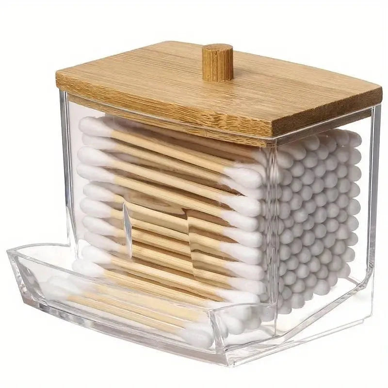 Stylish 7oz Bathroom Organizer - Freestanding Swab & Pad Holder Amazing Pice