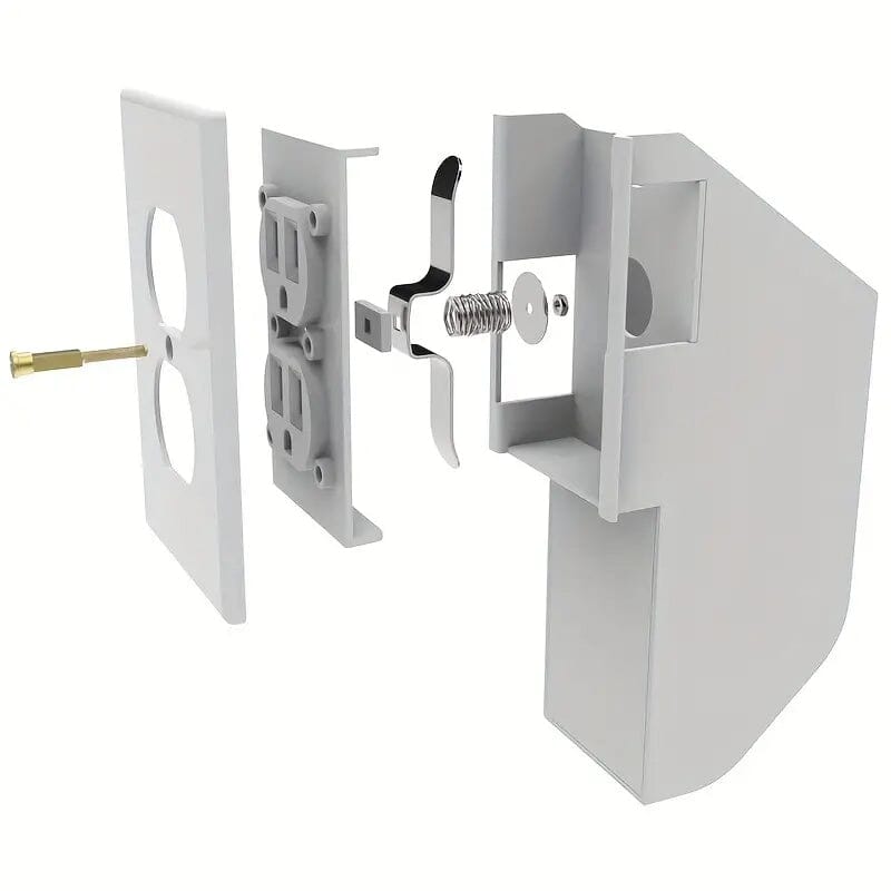Key Lock Plastic Diversion Wall Outlet Safe Recommend For Sale