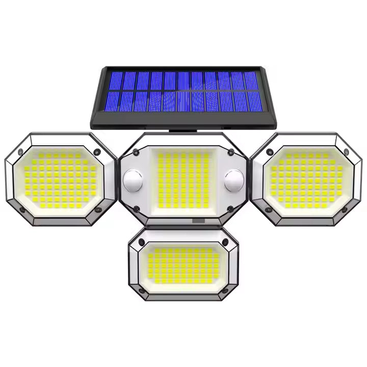 Solar Light Outdoor with Remote Control Double Motion Sensor Light 306/208 Led Wall Lamp IP65 Spotlight Exterior Garage Lighting Very Cheap Cheap Online