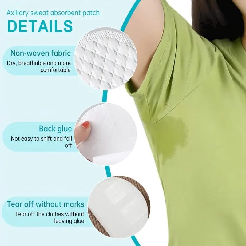 10-Pack: Disposable Underarm Sweat Pads Sale Manchester