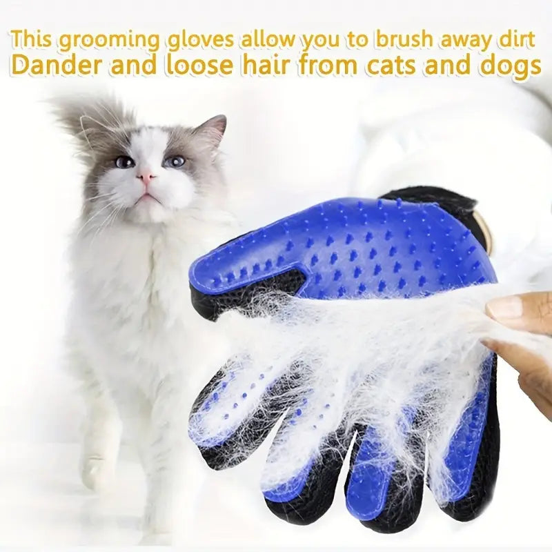 2-in-1 Pet Grooming Gloves Brushes For Dogs And Cat Discount Explore