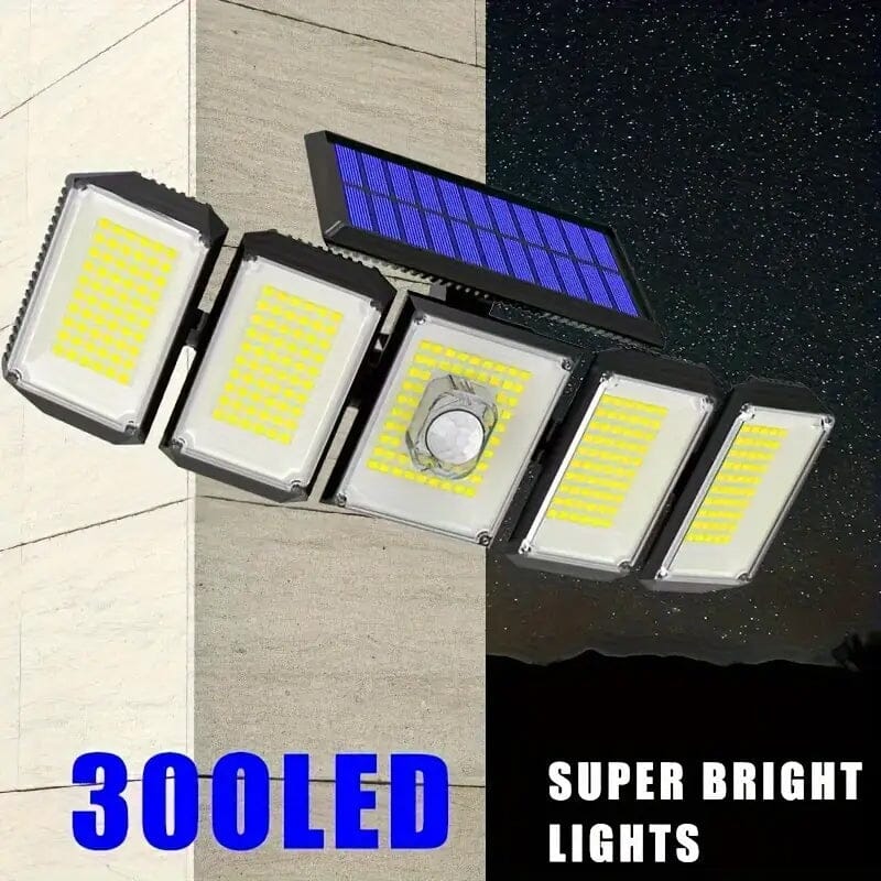 Solar Wall Light with 5 Adjustable Angle Heads 2025 Newest