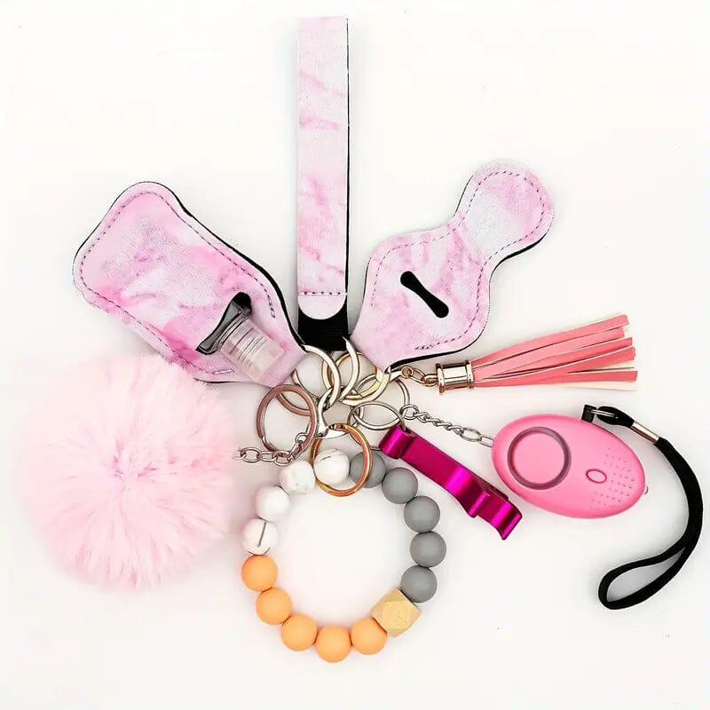 9-Piece: Protection Safety Keychain Set Visit