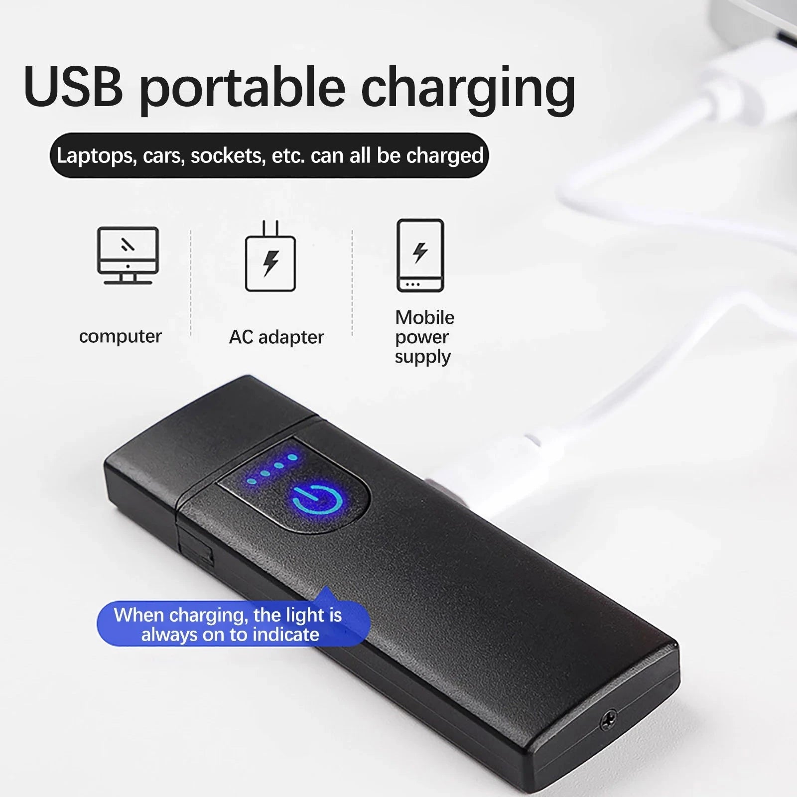 USB Rechargeable Portable Touch Sensitive Tungsten Lighter Cheap Outlet Locations