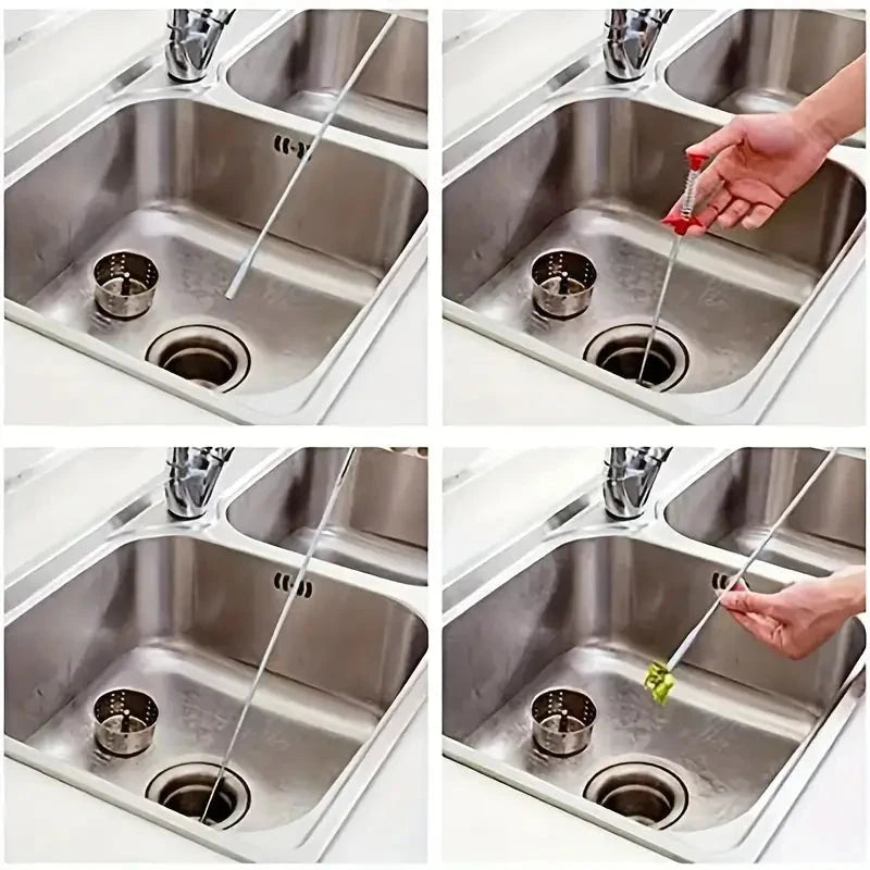 4-Claw Pipe Clog Remover, Spring Plumbing Tool for Kitchen Bathroom, Hair and Debris Catcher Shop For Cheap Online