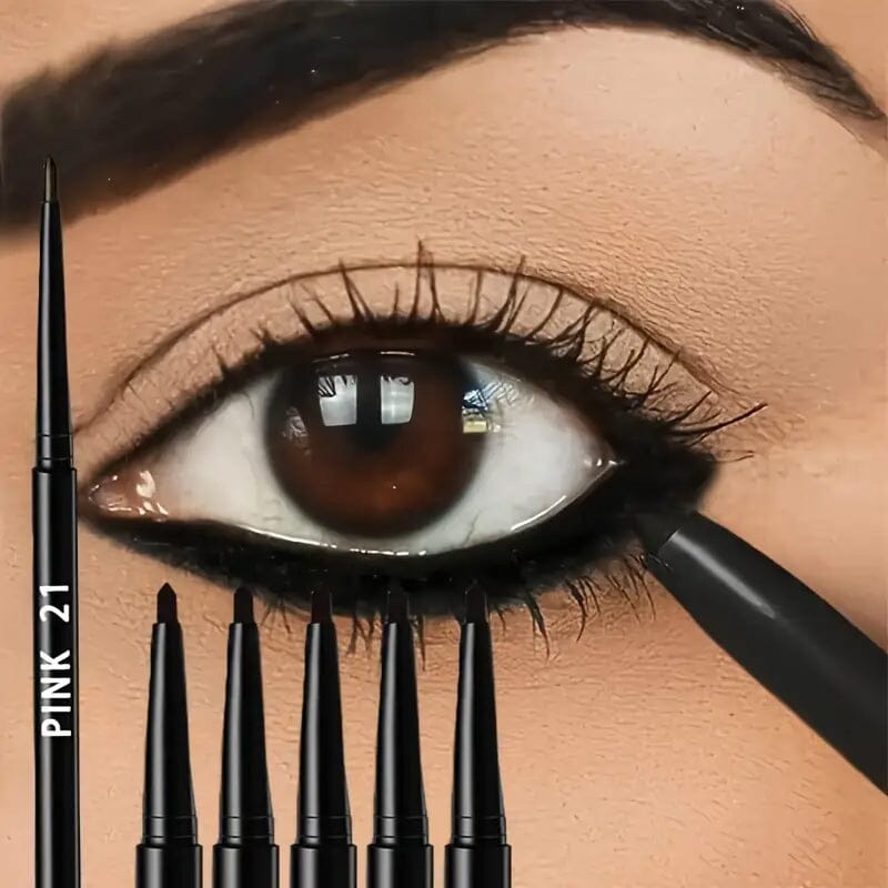 5-Pack: Waterproof and Sweat-Proof Black Eyeliner Pencil Marketable Online