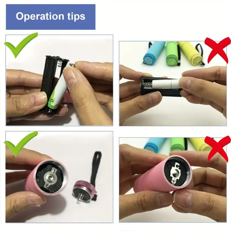 Portable Mini Flashlight Nail Lamp with 9 Lamp Beads Cheap Sale Visit