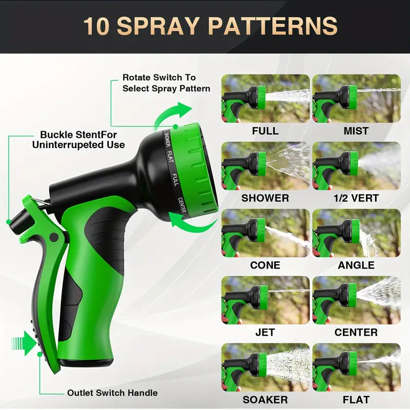 Heavy-Duty Expandable Garden Hose - Leakproof Design with Spray Nozzle Discount Amazon