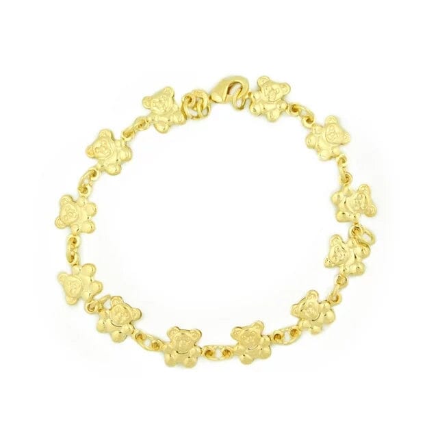 14k Gold Teddy Bracelet 7.5 Sale Wholesale Pice