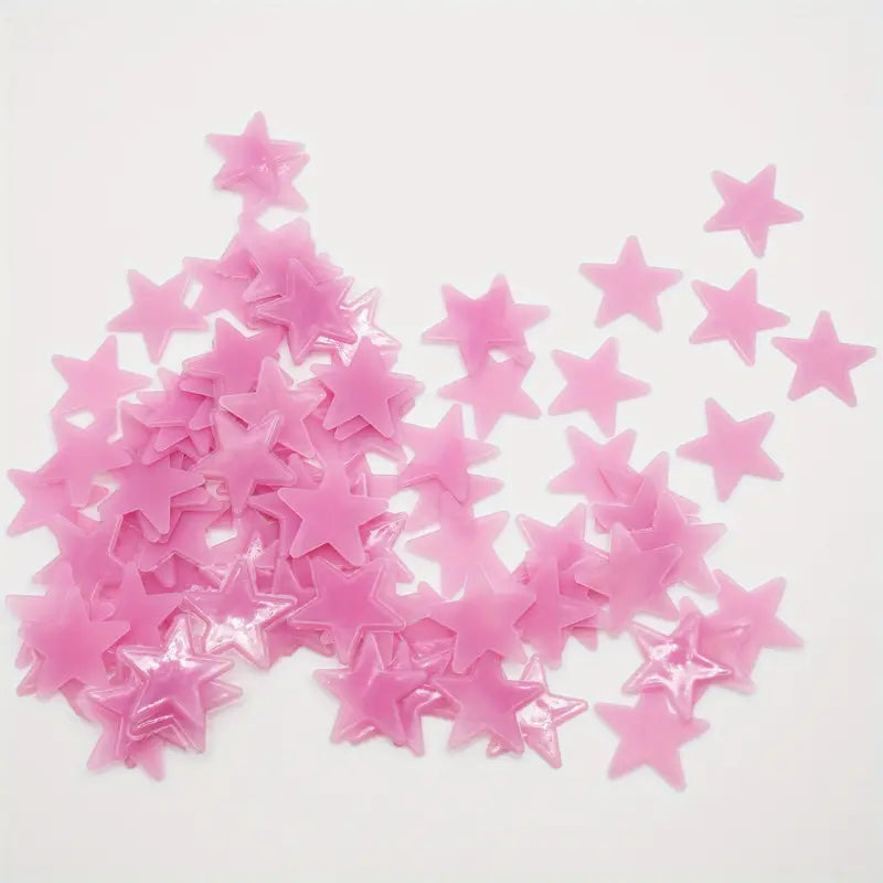 100-Pieces: Luminous Glow in the Dark Star Wall Stickers Really For Sale