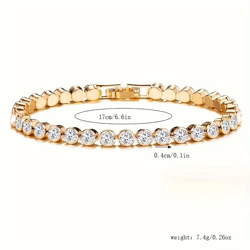 Elegant Rhinestone Tennis Bracelet Discount Sast