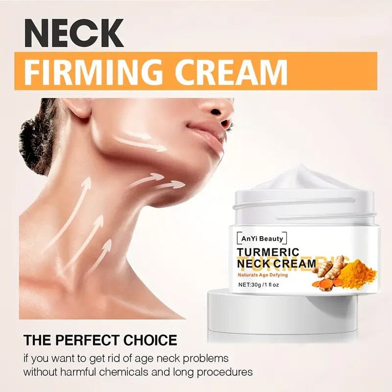 Turmeric Neck Firming Cream Facial Moisturizer with Retinol Collagen and Hyaluronic Acid Pictures Cheap Online