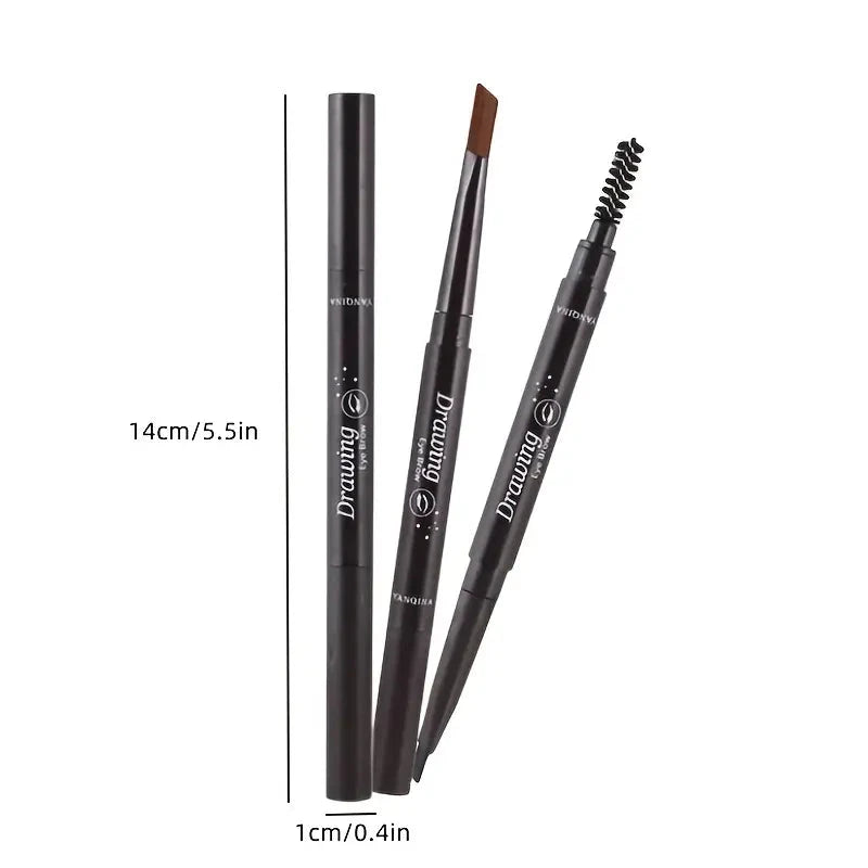 2-Pack: Natural Makeup Double Heads Automatic Eyebrow Pencil Waterproof Long-lasting Buy Authentic Online