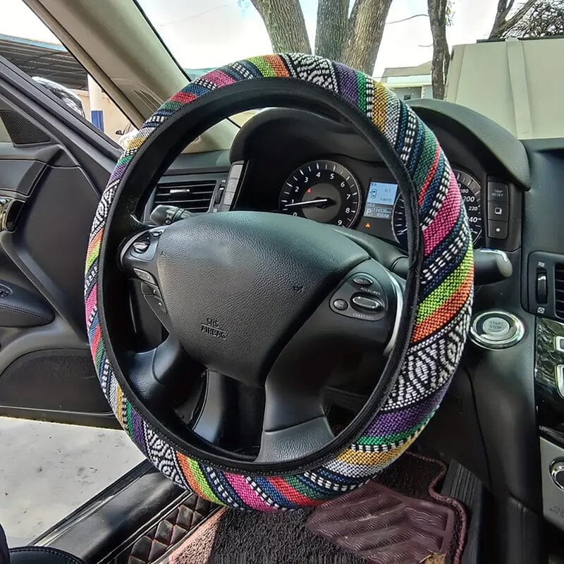 Ultra-Thin Breathable Colorful Hemp Steering Wheel Cover Cheap Sale Purchase