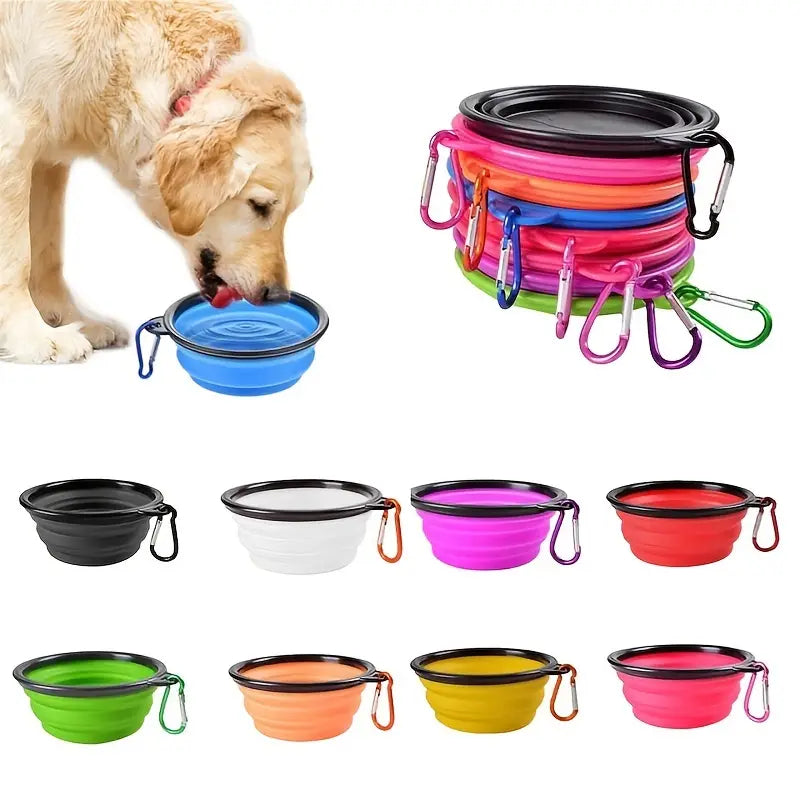 Travel-Friendly Pet Bowl - Durable TPR, Foldable & Chew-Resistant for Dogs & Cats Cost Online