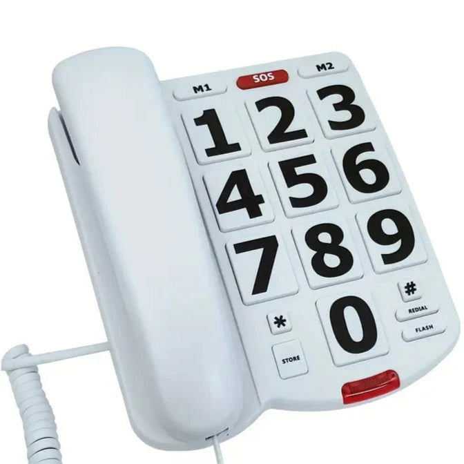 Corded Landline Telephone with Big Buttons for Seniors Home Phone Sale With Mastercard