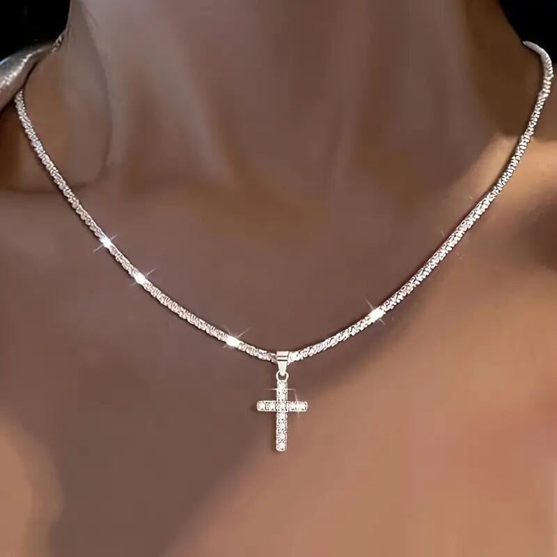 925 Sterling Silver Chain Cross Pendant Buy Cheap Inexpensive