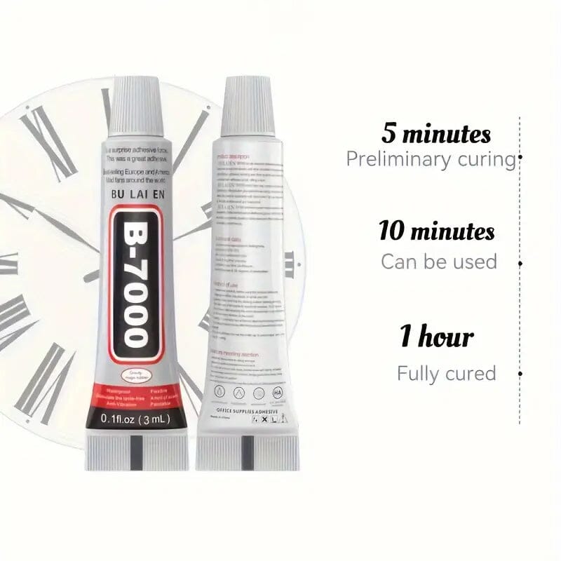 5-Pack: B-7000 Adhesive Glue for Jewelry, Plastic, Metal, Glass, Ceramic Discount Best Sale