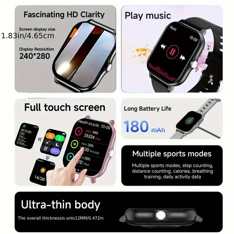 Full Touch Screen Smart Watch Cheap Fashion Style