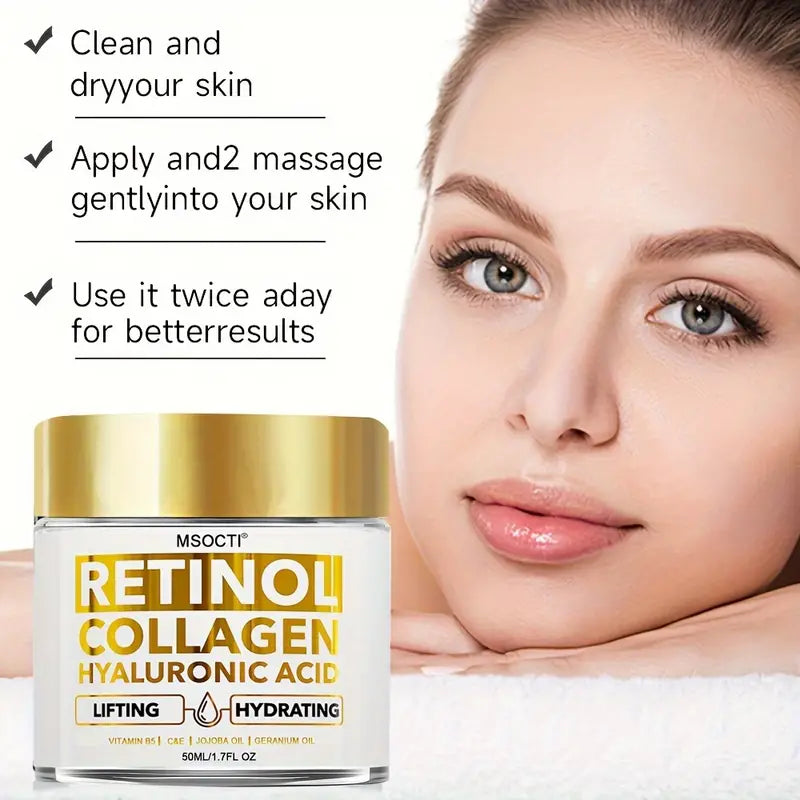 Retinol Collagen Hyaluronic Acid Face Cream Cheap Low Pice