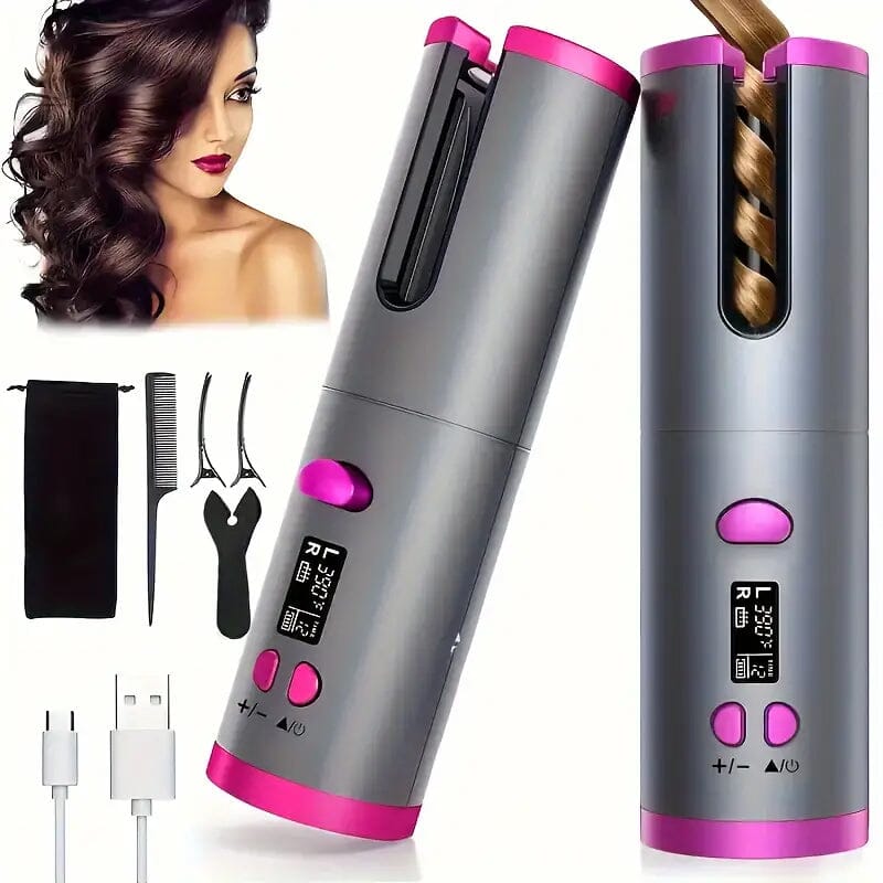 5 Heat Settings Auto-Curler for Luscious Locks Free Shipping Cheap