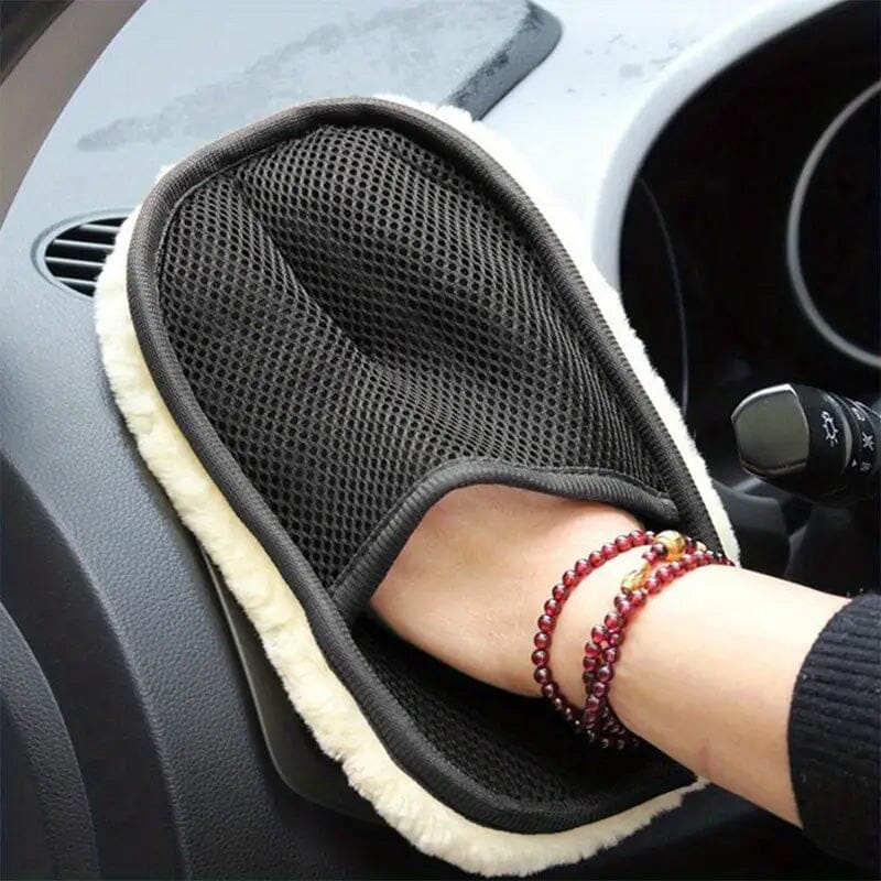 Soft Wool Car Cleaning Mitt Cheap Sale Lowest Pice