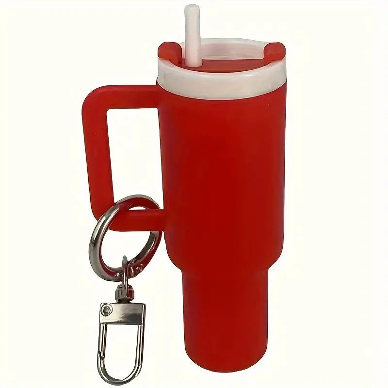 Mini Water Bottle Keychain - Street Style, Plastic Material Browse For Sale