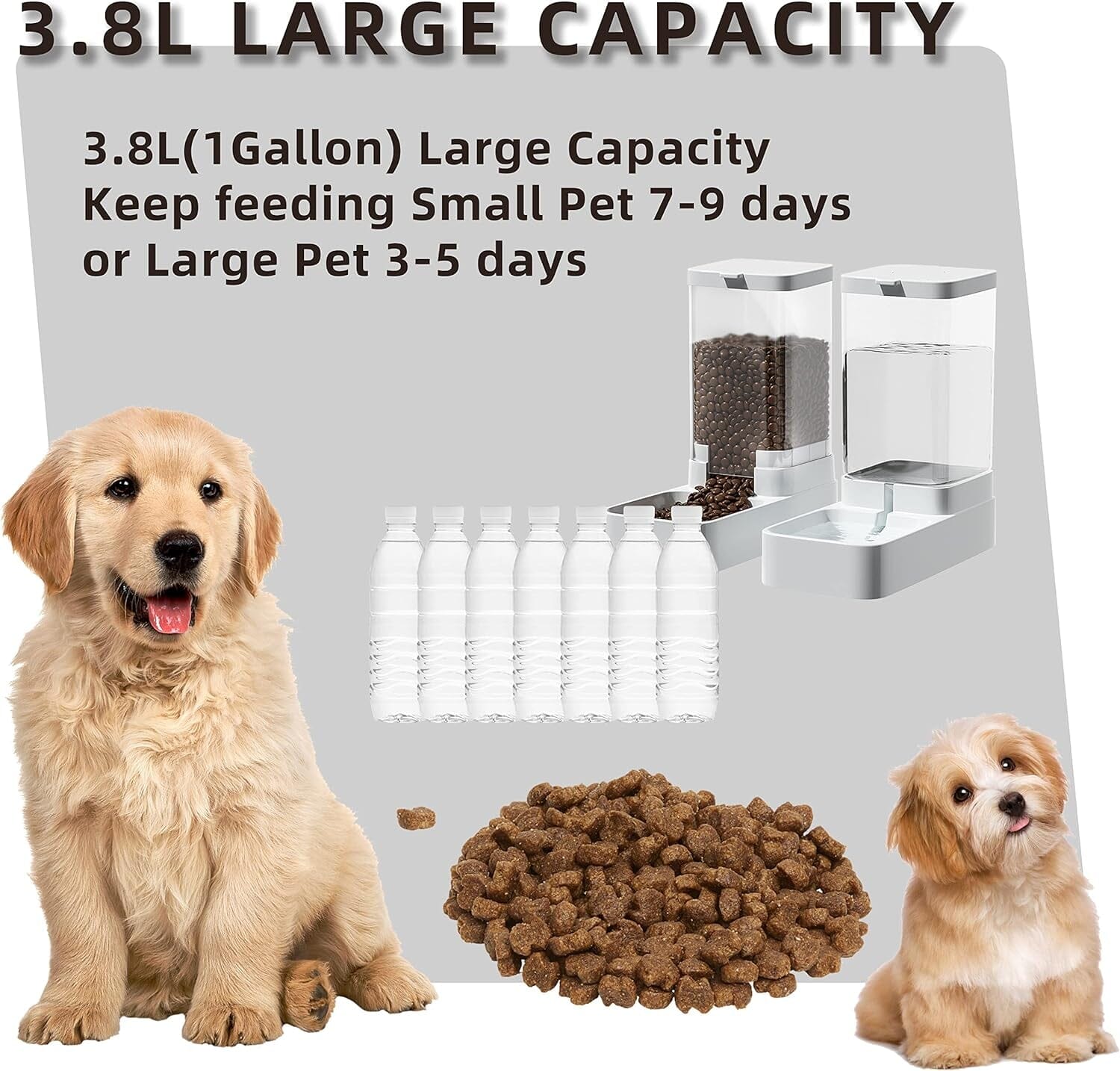 Automatic Cat Feeder and Water Dispenser Set Wide Range Of Sale Online