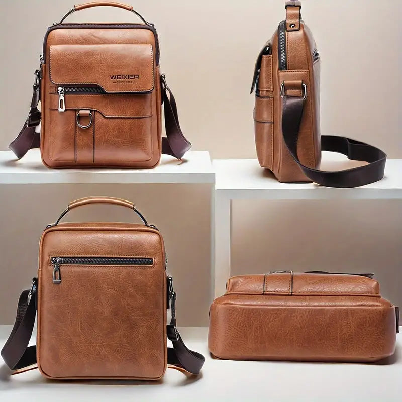 Men's Shoulder Vintage Business Casual Satchel Bag Cheap Sale Finishline