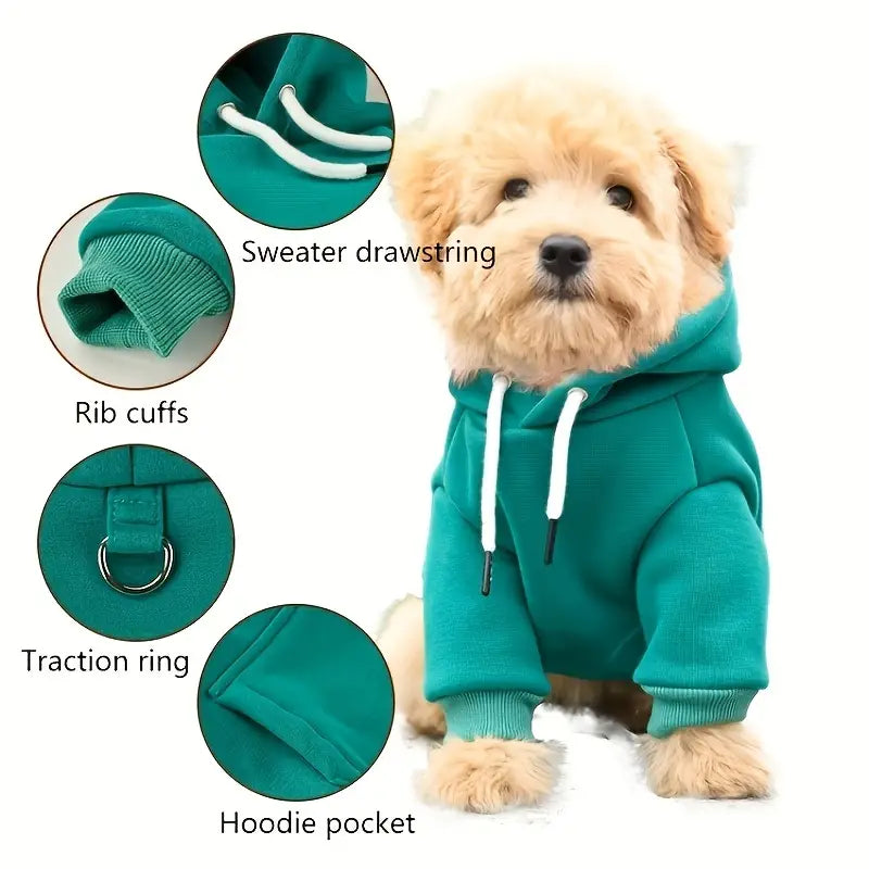 Pet Sweatshirt Hoodie With Pocket in the Back for Small Dogs In China