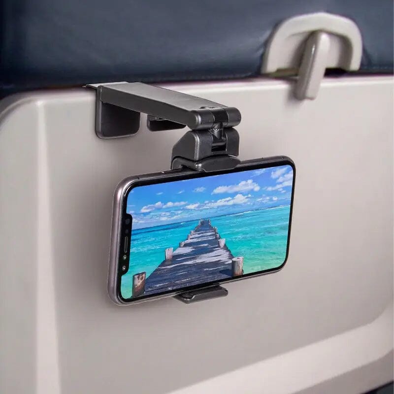 Universal in Flight Airplane Phone Holder Mount Outlet With Credit Card