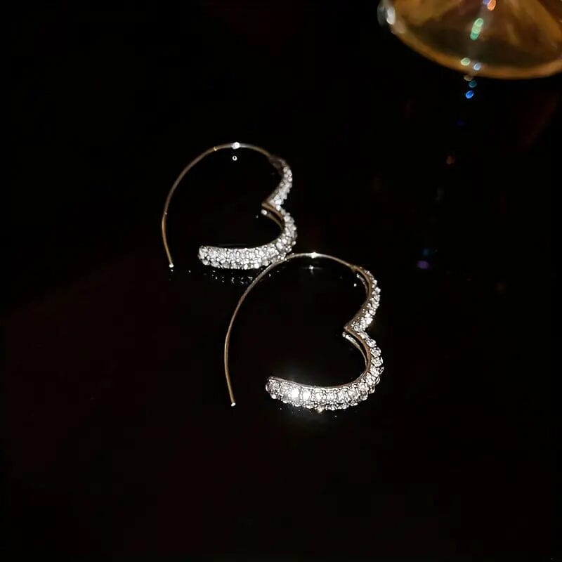 Sparkling Silver Earrings for Women Cheap Purchase