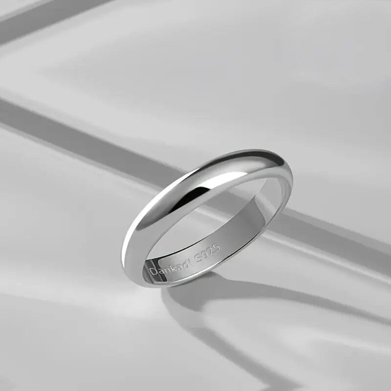 Elegant and Charming S925 Silver Wedding Band Ring Cheap New Styles