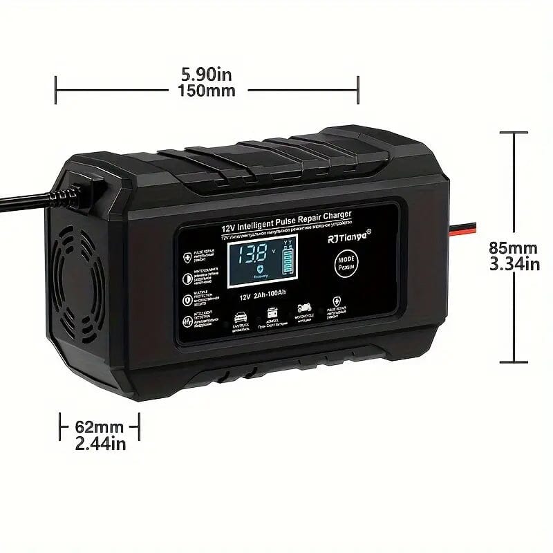 12V Intelligent Pulse Repair Smart Battery Charger Sale 2025 New