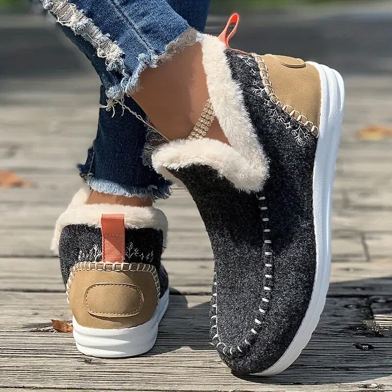 Women's Warm Thermal Plush Lined Flat Shoes Footlocker Pictures Sale Online