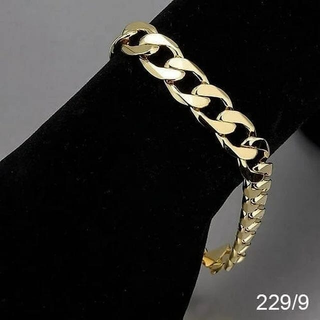 14K Gold Curb Bracelet Discount Outlet Store