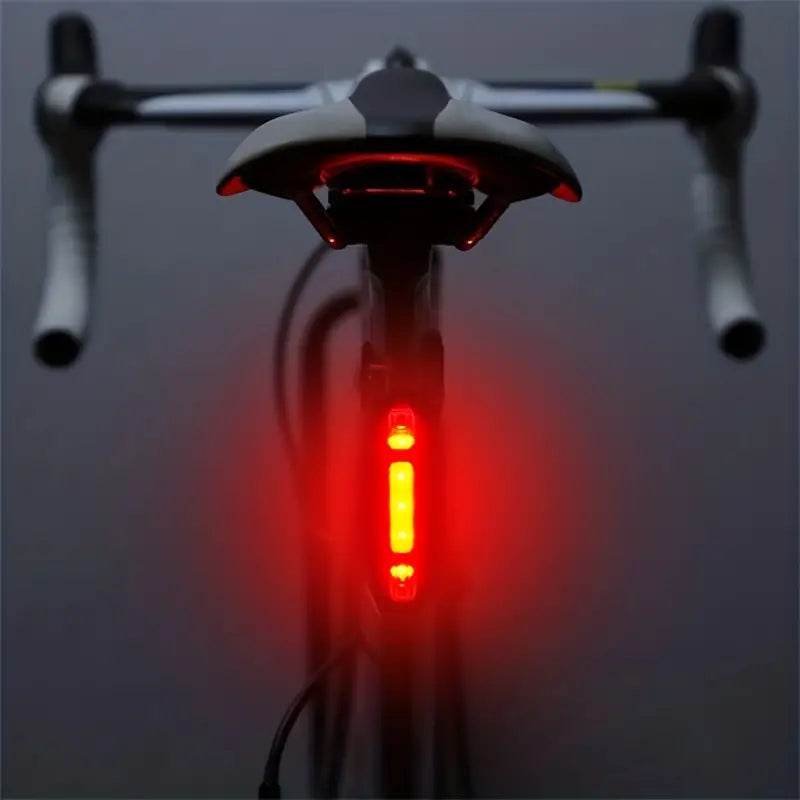 USB Rechargeable LED Bike Tail Light - 4 Flashing Modes For Safety And Visibility Free Shipping Big Discount