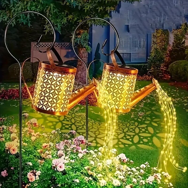 Solar LED Watering Can String Lights Clearance Buy